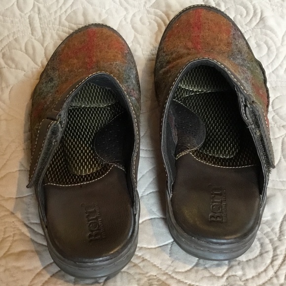 Born Wool and Leather Clogs, size 8 - Picture 3 of 5